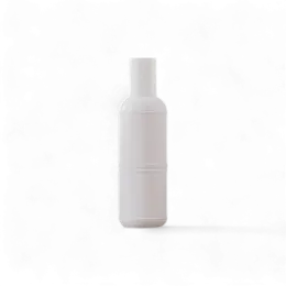 5oz/150ml PETG Cosmo Round Cosmetic Bottle with 20mm Neck & Decorative Molded Horizontal Bands