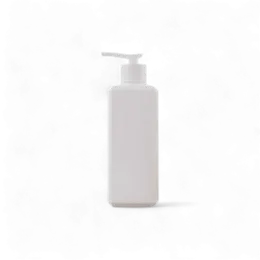 17oz/500ml Thick Wall PETG Faceted Square Bottle with 28mm Neck