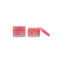 3.4oz/100ml Glass Straight Sided Jar with Flush Fit Low-Profile Cap