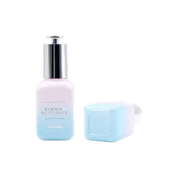 1.4oz /41ml Glass Square Dropper Bottle with Push Button Dropper