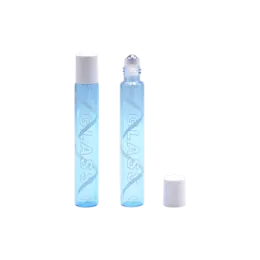 0.3oz/9ml Slim Cylinder Glass Vial with Steel Rollerball & Short Overcap