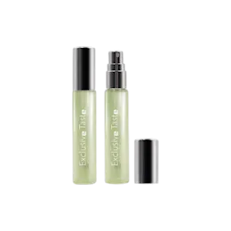 0.3oz/9ml Cylinder Glass Perfume Vial with Silver Fine-Mist Atomizer & Overcap