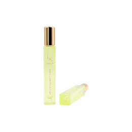 0.3oz/9ml Slim Cylinder Glass Roll-On Vial with Gold Overcap for Fragrance, Perfume & Cologne