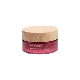 1.7oz /50ml Glass Straight Sided Jar with Flush Straight Sided Bamboo Closure