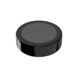 ABS Round Single Pan Compact with Clear Window