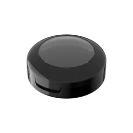 ABS Round Single Pan Compact with Domed Profile