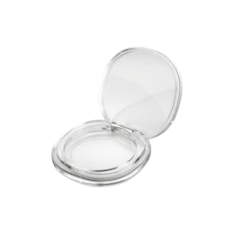 Round Clear Acrylic Blush & Highlighter Compact - 2.22" Single Pan Cosmetic Packaging