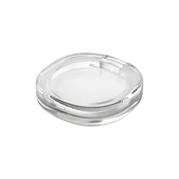 Round Clear Acrylic Blush & Highlighter Compact - 2.22" Single Pan Cosmetic Packaging