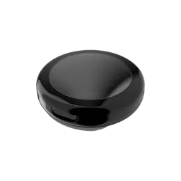ABS Round Single Pan Compact with Domed Profile and Clear Window