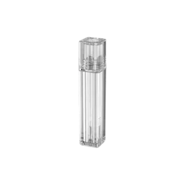 0.1oz /3ml PETG Rectangular Tube with Wand Applicator for Lip Gloss, Lip Oil, Eyebrow Gel, Concealer, or Mascara