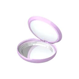 1.56" Round ABS Single Pan Makeup Compact with Mirror