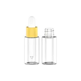 0.7oz /21ml Glass Cylinder Dropper Bottle with Bulb Dropper