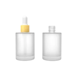 2.7oz /80ml Glass Cyinder Dropper Bottle with Bulb Dropper