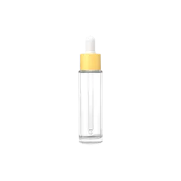 1.4oz /41ml Glass Cylinder Dropper Bottle with Bulb Dropper