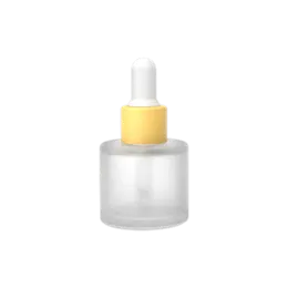 0.5oz /15ml Glass Cylinder Dropper Bottle with Bulb Dropper