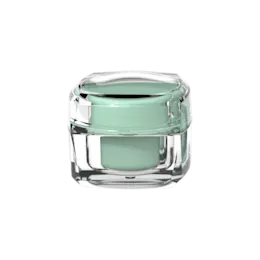 1oz /30ml Refillable SAN Square Jar with Flush Square Closure