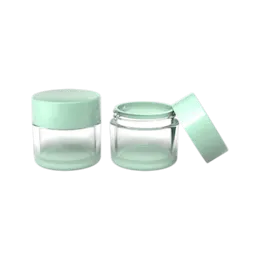 1.7oz/50ml PETG Straight Sided Jar with Flush Fit High-Profile Cap