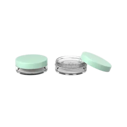 0.3oz/9ml Low-Profile SAN Sifter Jar with Flush Low-Profile Cap for Eyeshadows & Loose Powders