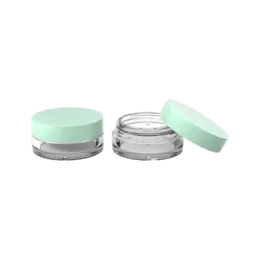 0.3oz/9ml SAN Sifter Jar with Flush Fit Cap For Eyeshadows & Loose Powders