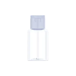 0.7oz /21ml PET Cylinder Bottle with Flip Top Cap