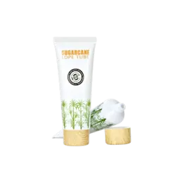 40mm 2-5.1oz (59ml-151ml) Sugarcane PE Tube with Bamboo Screw On Cap