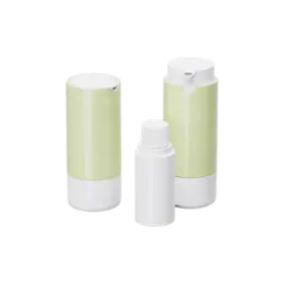 0.5oz/15ml Refillable ABS Cylinder Airless Bottle
