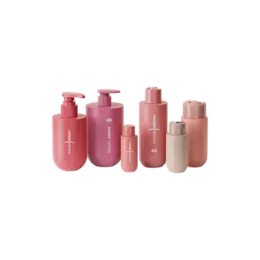 3.4oz/100ml HDPE Round Capsule Bottle with Recessed Disc Top Cap