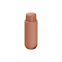 10.1oz/300ml 24-400 PE Round Bottle with Disc Top Cap