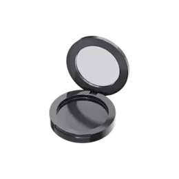 Single Well Round Magnetic PET Compact with Clear Window