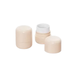 0.3oz/7.7ml PP Chubby Round Stick for Blush, Balm, and Highlighter