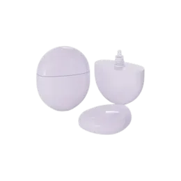 1.7oz/50ml Oval Egg PE Tottle with Precision Nozzle Applicator