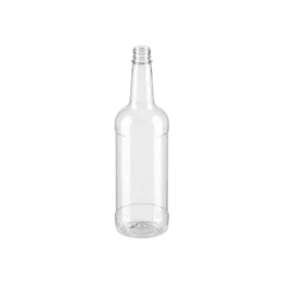 33.8 oz / 1L Liquor Bottle, 28 mm KERR, PET Bevel, LTWT