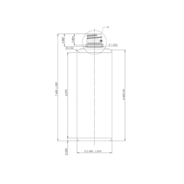 16oz /473ml 28-400 PET Cylinder Bottle