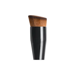 Glue-Free Detachable Slanted Foundation Brush with Recyclable PCR Plastic Handle & Aluminum Ferrule for Full Coverage Makeup Application