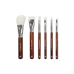 Glue-Free Tapered Synthetic Hair Wood Handle Eyeshadow Brush