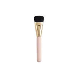 Slanted Synthetic Hair Wood Handle Foundation Brush