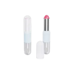 0.2oz /5.5ml PETG Round Dual Ended Twist-up Lip Stick and Lip Gloss