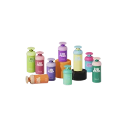16.9oz/500ml PP Round Airless Pump Bottle with 3.6cc Dosage for Hair Masks, Body Lotion, Body Wash, Shampoo & Conditioner