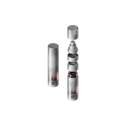 1oz/30ml PET Refillable Dual Chamber Airless Spray Bottle | Dry & Liquid Mix System