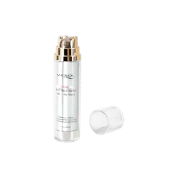 1.7oz/50ml Acrylic Cylinder Dual Chamber Airless Pump Bottle | 2-in-1 25ml Twin Chambers with 1:1 Mixing Ratio