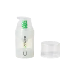 0.5oz/15ml Monomaterial PP Cylinder Airless Pump Bottle with 0.23cc Dosage