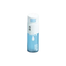10.1oz/300ml PET Cylinder Make Up Remover Press Bottle - 0.5 cc Dosage