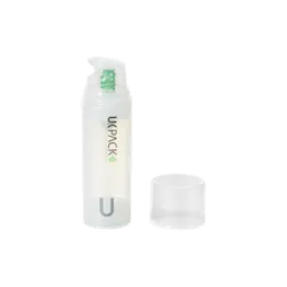 1.7oz/50ml Monomaterial PP Cylinder Airless Pump Bottle with 0.23cc Dosage