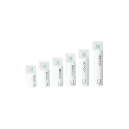 3.38oz/100ml Monomaterial PP Cylinder Airless Pump Bottle with 1cc Dosage & Colored All-Plastic Spring