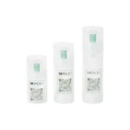 1.7oz/50ml Monomaterial PP Cylinder Airless Pump Bottle with 0.23cc Dosage & Colored All-Plastic Spring