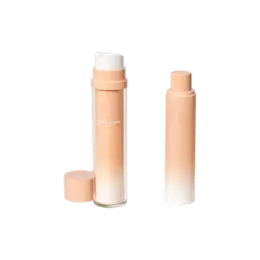 1.7oz/50ml Refillable PP & SAN Cylinder Airless Pump Bottle with 0.2cc Dosage