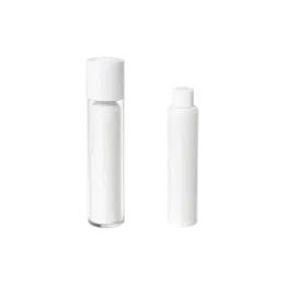 1.7oz/50ml Refillable PP & SAN Cylinder Airless Pump Bottle with 0.2cc Dosage