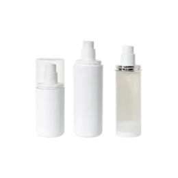 1.7oz/50ml PP Cylinder Airless Pump Bottle with 0.2cc Dosage