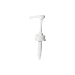 Tamper Evident Ribbed 43-410 Food Grade PP Dispensing Pump for High Viscosity Liquids 10cc Output