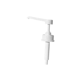 Tamper Evident Smooth 43-410 Food Grade PP Dispensing Pump for High Viscosity Liquids 5cc Output